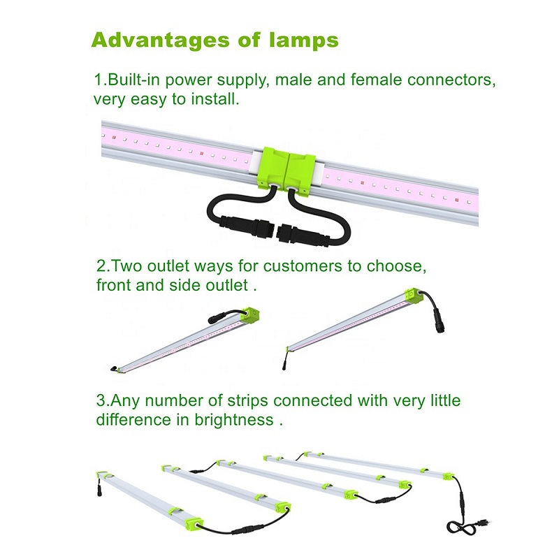 Wasserdichtes 40-Watt-Linear-LED-Wachstumslicht für Topfpflanzen